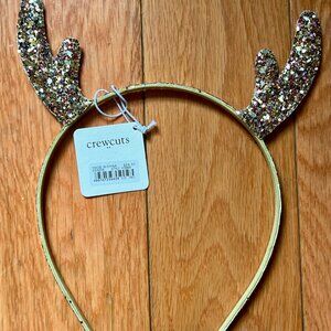 Crewcuts Antler Ears Headband, Kids One Size, NWT